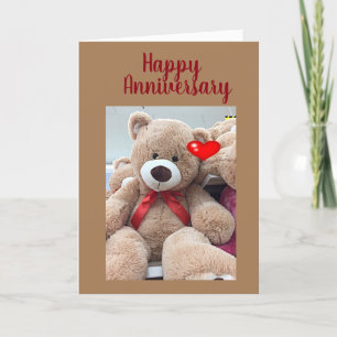 LYCKLIG ÅRSDAG TILL MIN ***FAVORITE TEDDYBEAR*** KORT