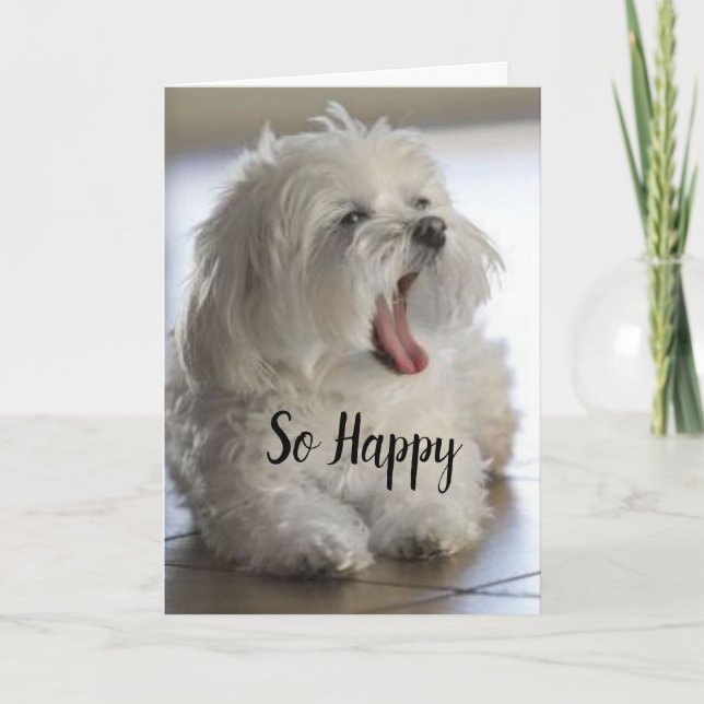 **LYCKLIG ÅRSDAG TILL MIN MAKE** KORT (Framsida)