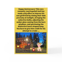 Lycklig-årsdagen för Funny Pun Mooed Lighting