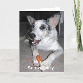 Lycklig-årsdagen för moroten kort