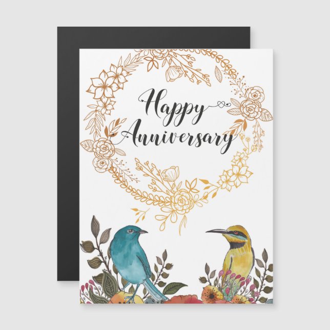 Lycklig-årsdagen grattis make giftermål (Fram/baksida)