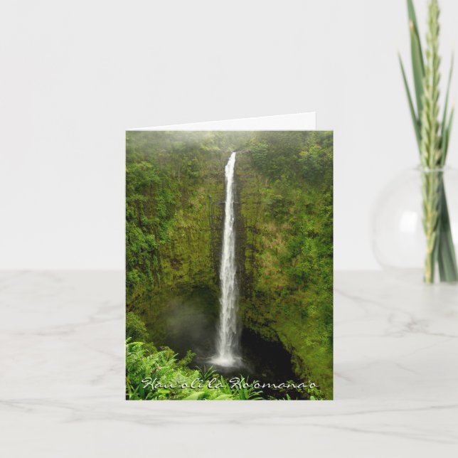 Lycklig-årsdagen - Hawaii Kort (Framsida)