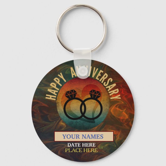 lycklig-årsdagen nyckelring (Framsida)