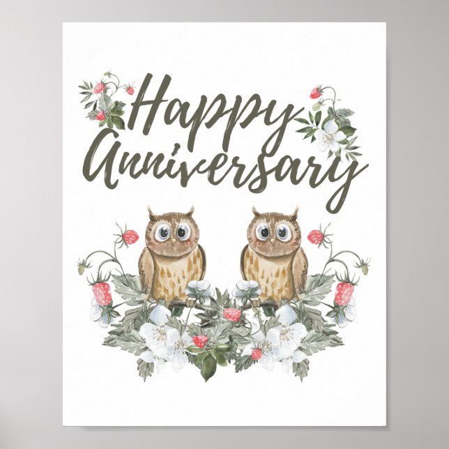 Lycklig-årsdagen Poster (Framsidan)