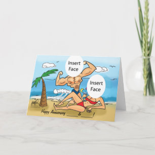 Lycklig-årsjubileet Anpassningsbar - fotopatecken Kort