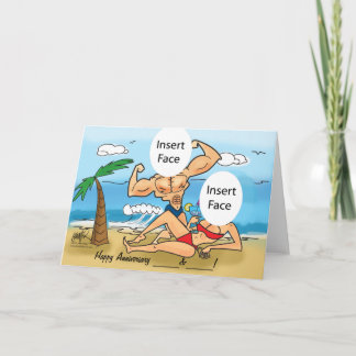 Lycklig-årsjubileet Anpassningsbar - fotopatecken Kort