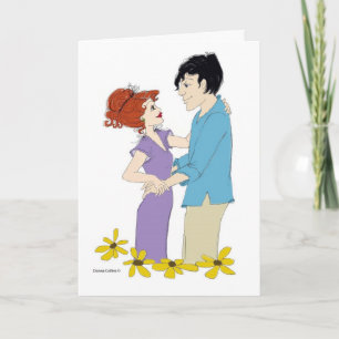 Lycklig-årsjubileet Darling Card Kort