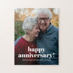 Lycklig-årsjubileet Föräldrarna Bröllop Keepsaké P Pussel<br><div class="desc">Föräldrarna på lycklig-årsdagen Bröllop Keepsaké Photo Jigszle Puzzle</div>