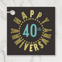 Lycklig-årsjubileum Circle of Stars Guld ID173