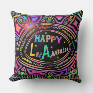 Lycklig Art: Pillow "Lycklig Los Angeles" Kudde
