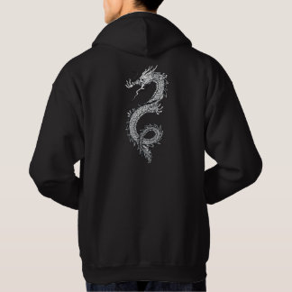 Lycklig asiatisk draketatueringstil munkjacka