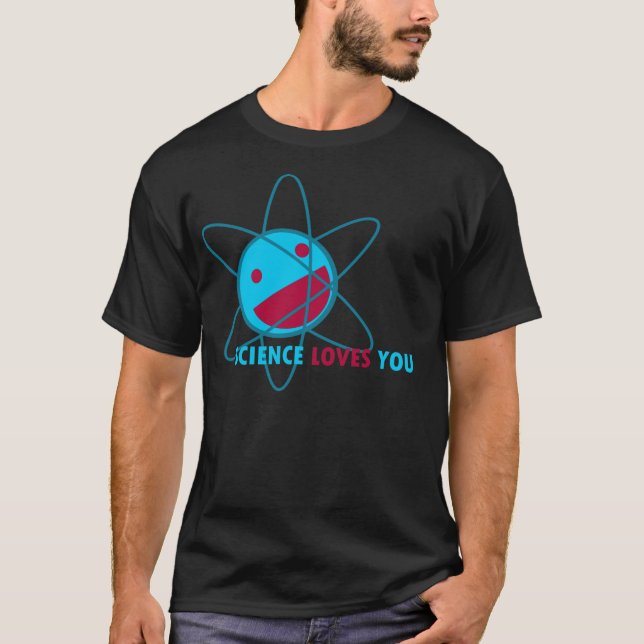 Lycklig Atomsamling Tee Shirt (Framsida)