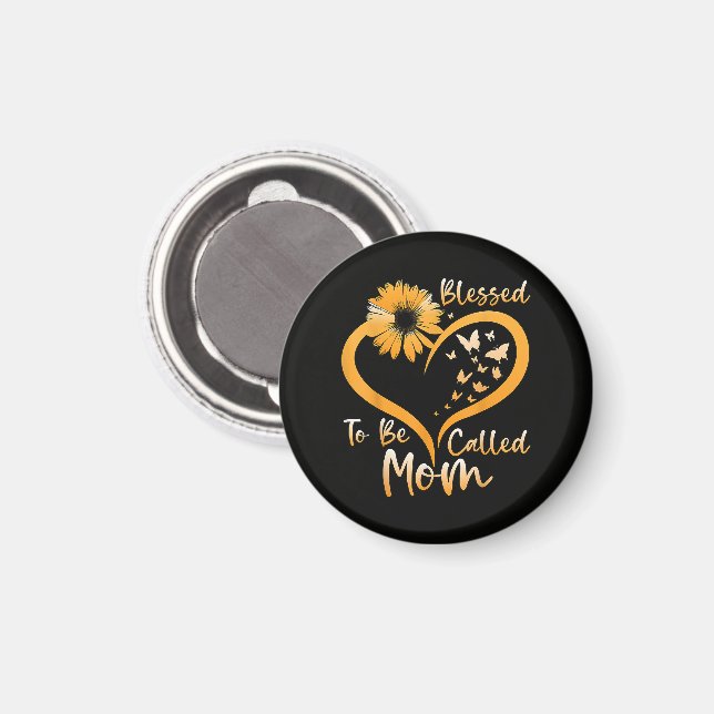 Lycklig att kallas mamma magnet (Front/Back)