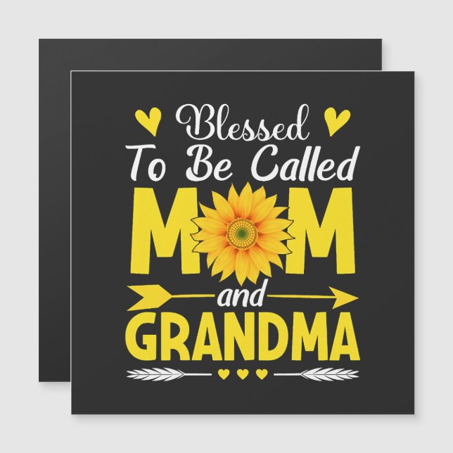 Lycklig att kallas mamma och mormor (Fram/baksida)