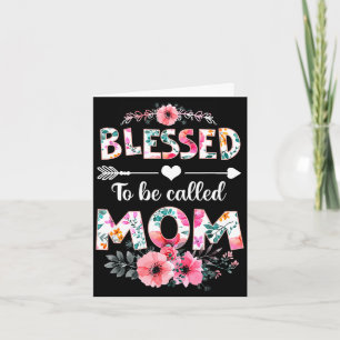 Lycklig att kallas mamma skjorta rolig mamma mors kort
