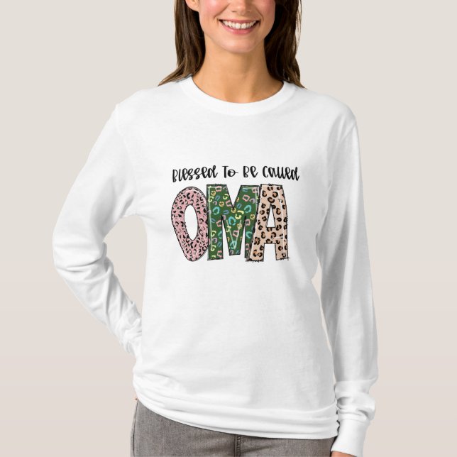 "Lycklig att kallas MAMMA T Shirt (Framsida)