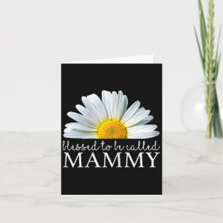 Lycklig att kallas mammy tusenskönas blomma mors d kort