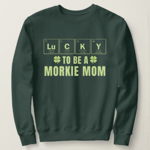 Lycklig att vara en Morkie-mamma St. Patrick's Day T Shirt