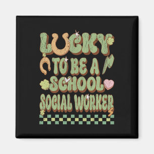Lycklig att vara socialarbetare på skolan St Patri Magnet