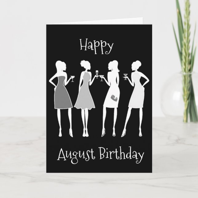 LYCKLIG ***AUGUSTI BIRTHDAY*** TILL DIG! KORT (Framsida)