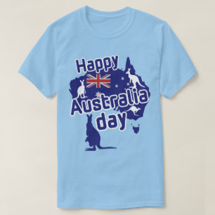 Lycklig Australien-dagen T Shirt