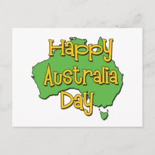 Lycklig Australien-dagen Vykort