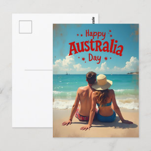Lycklig Australien-dagen Vykort