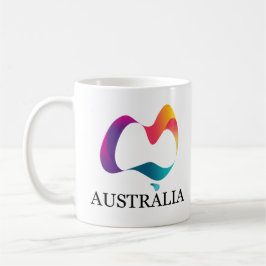 Lycklig Australien Kaffemugg