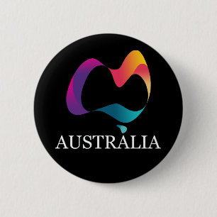 Lycklig Australien Knapp