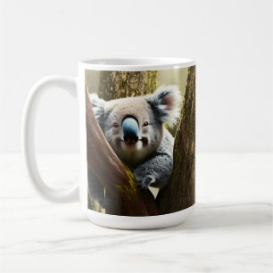 Lycklig australiska Koalabjörnen i Träd, kaffet Mu Kaffemugg