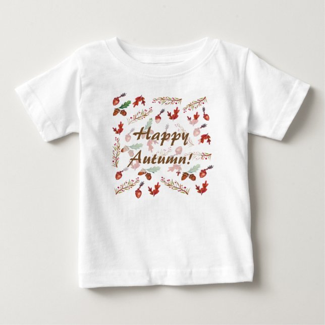 Lycklig Autumn Jersey T-Shirt (Framsida)