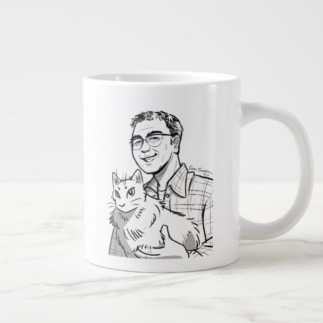 Lycklig B-dagars Pappa av RoseWrites Specialty Mug Jumbo Mugg (Höger)