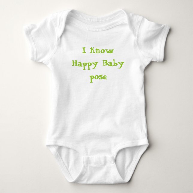 Lycklig baby organiska Onzie Tröja (Framsida)