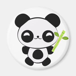 Lycklig Baby Panda Magnet