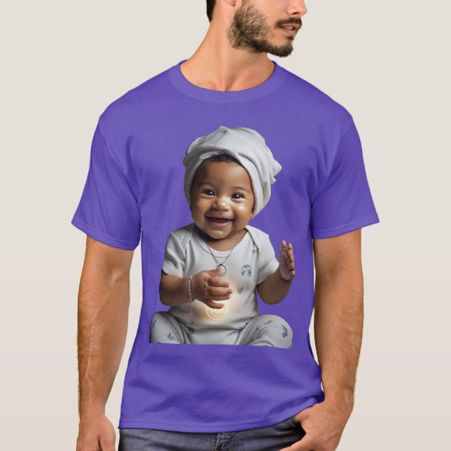 Lycklig baby t shirt (Framsida)
