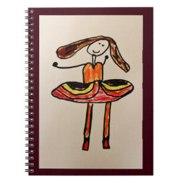 Lycklig Ballerina Anteckningsbok