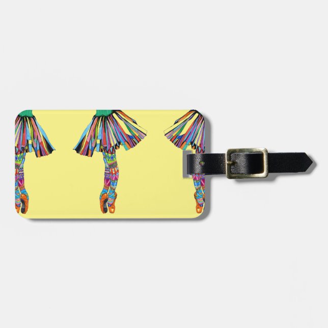 Lycklig Ballerina Bagagebricka (Horisontell Framsida)