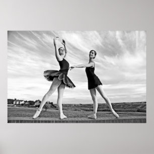 Lycklig ballerinas poster