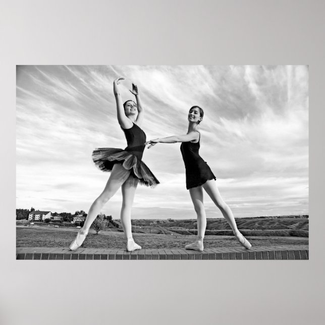 Lycklig ballerinas poster (Framsidan)