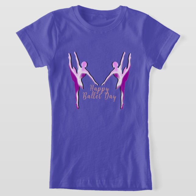 Lycklig Ballet Dag T Shirt (Laydown)