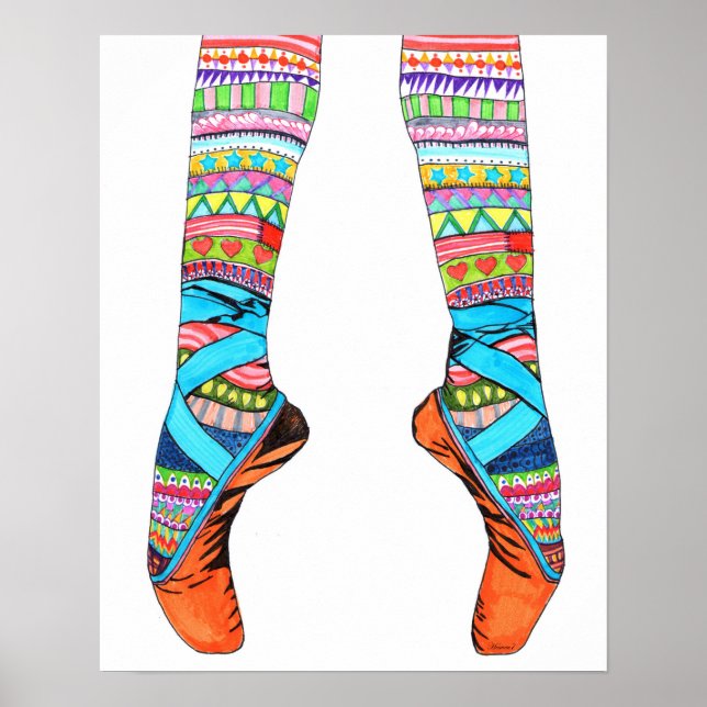 Lycklig Ballet Poster (Framsidan)