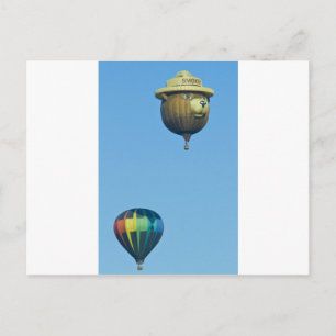 Lycklig-ballonger Vykort