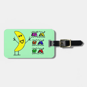 Lycklig banan bagagebricka