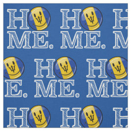 Lycklig Barbados flaggainflyttningsfest Tyg