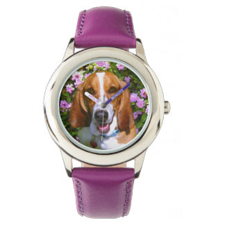 Lycklig Basset Hound Armbandsur