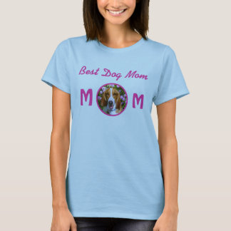 Lycklig Basset Hound Best Hund Mamma T-shirt