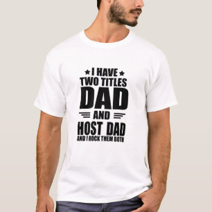 Lycklig bästa fars dag-presentidéer bra värd pappa t shirt