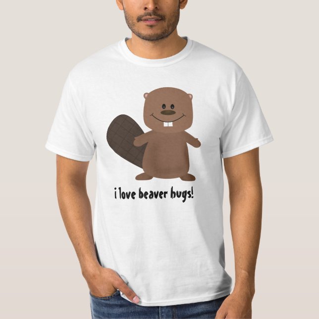 Lycklig bäver tee (Framsida)