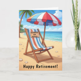 Lycklig Beach Pension Personlig Card Kort