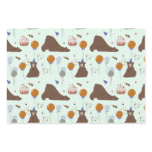 Lycklig Bear thday Woodland Bear Birthday